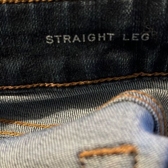 St. John's Bay Women's Straight Leg Jeans Dark Wash Denim Classic Casual - Picture 3 of 6